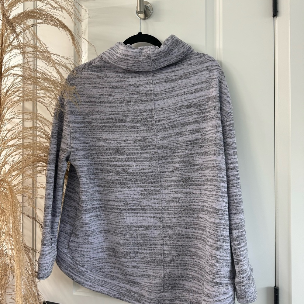 anthropologie saturday sunday purple heathered sweater - Picture 3 of 5